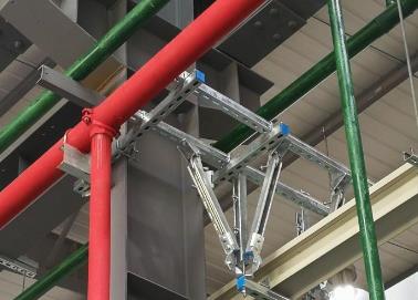 大厂该抗震支架的整体式支吊架结构协调性好